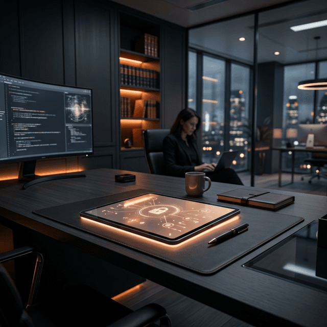 Modern Professional Legal Desk